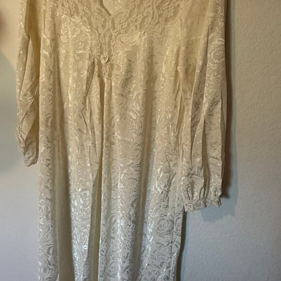 VTG Christian Dior Lace & Silk Nightgown - Picture 1 of 6
